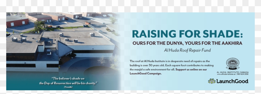 Raising For Shade Website Banner - Roof Clipart #4653150