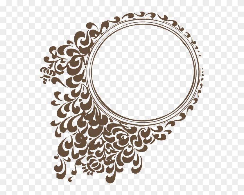 Blue Circle Design Logo Clipart