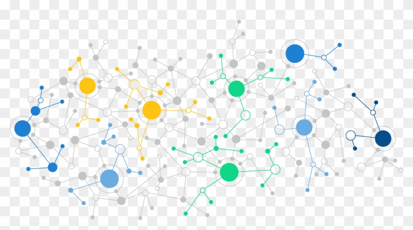 Data, Big Data, Connect The Dots, Blue, Line Png Image - Connect The Dots Graphic Clipart