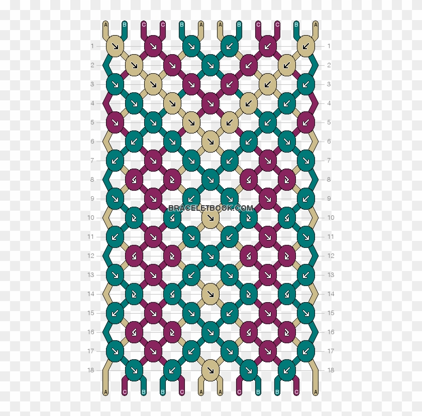 Aztec Tribal Friendship Bracelet Pattern Number - Aztec Tribal Friendship Bracelet Pattern Clipart