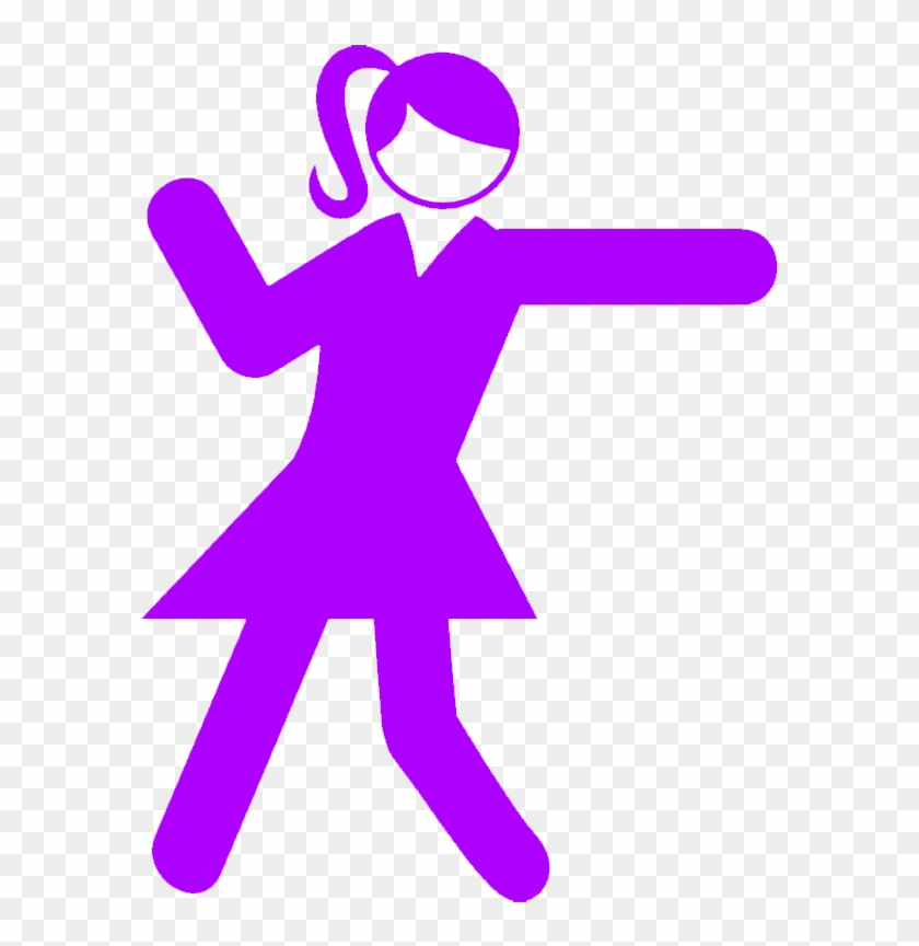 Dancing Girl Icon Png Clipart , Png Download - Portable Network Graphics Transparent Png #4654008