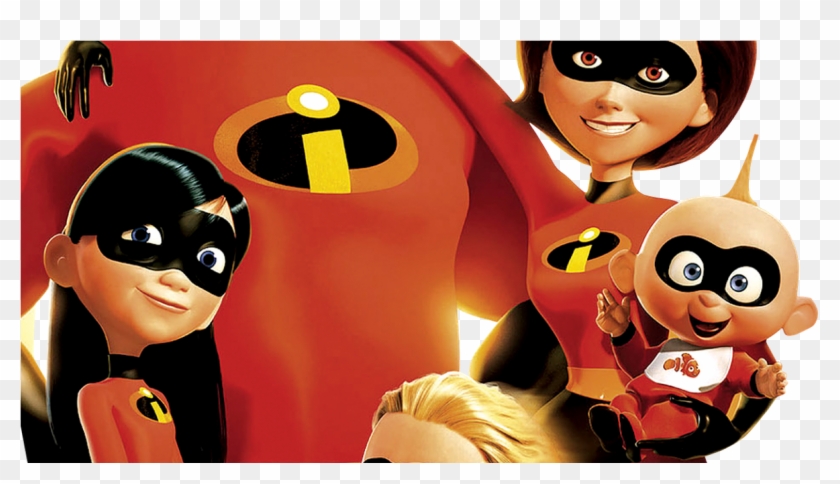 Pixar Edna Company Youtube Walt "e" Jack-jack Clipart - Super Hero Family Cartoon - Png Download #4654665