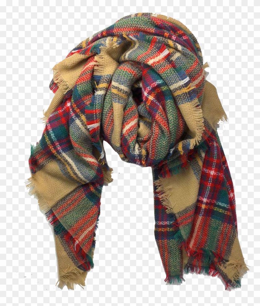 792 X 924 3 - Plaid Scarf Transparent Clipart #4654937