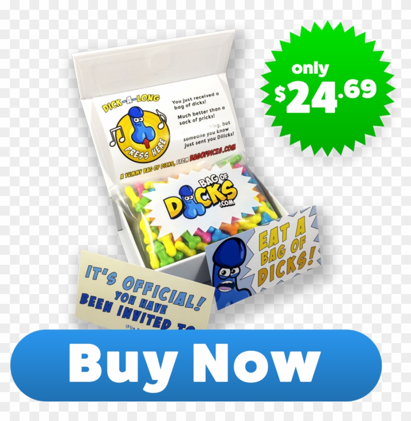 Singing Bag Of Dicks Prank - Graphic Design Clipart #4654955