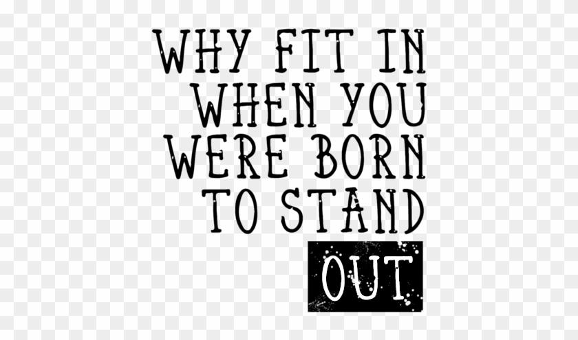 Click And Drag To Re-position The Image, If Desired - Fit In When You Re Born Clipart