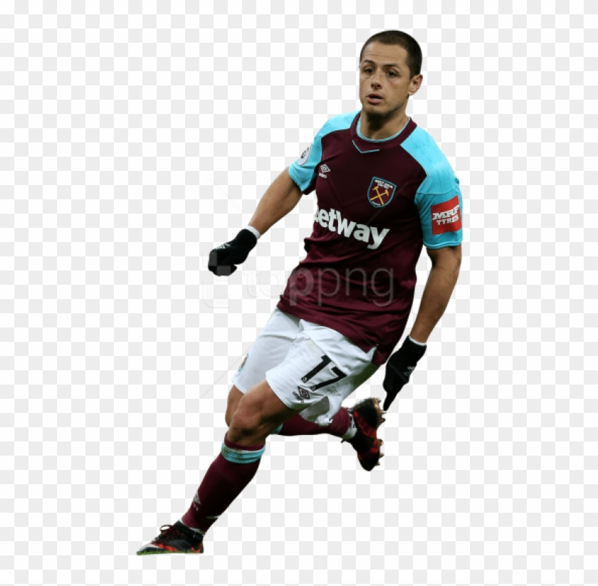 Download Javier “chicharito” Hernandez Png Images Background - Javier Hernandez West Ham Png Clipart #4655242