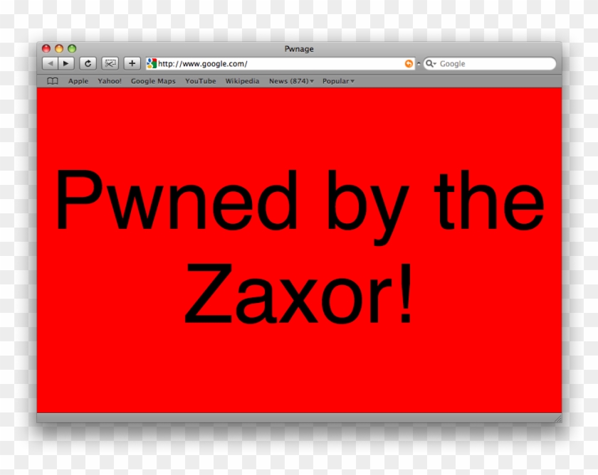 Pwned By The Zaxor - Hexagon Clipart #4655316