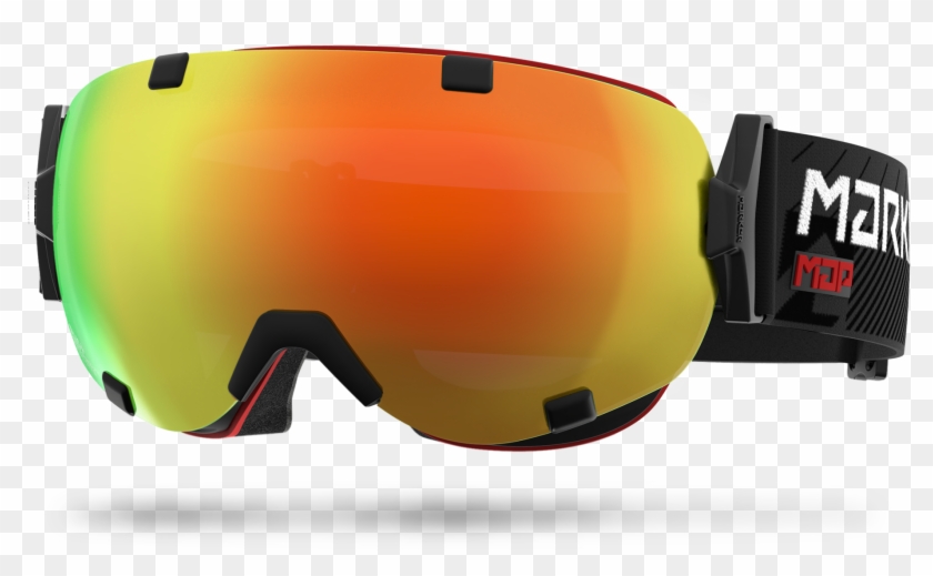 Ski Goggles Png - Marker Projector Goggles Black Clipart #4655335