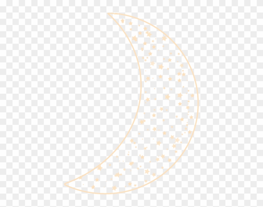 #moon #ftestickers #stars #outline - Circle Clipart #4655477