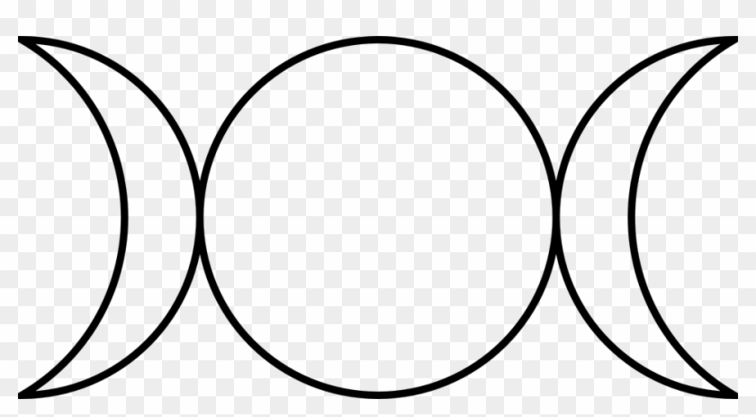 Triple Goddess Symbol Clipart