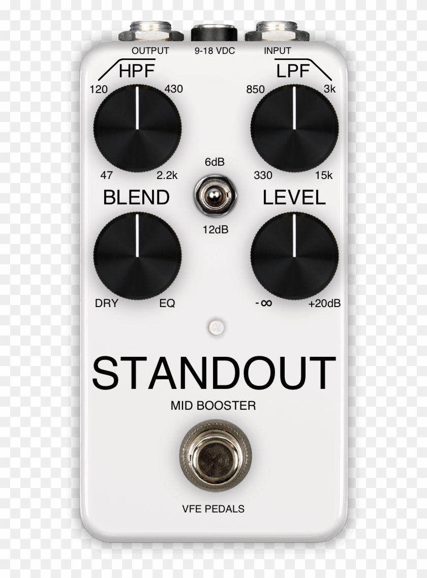 Vfe Pedals Standout Mid Booster - Vfe Standout Clipart #4655729