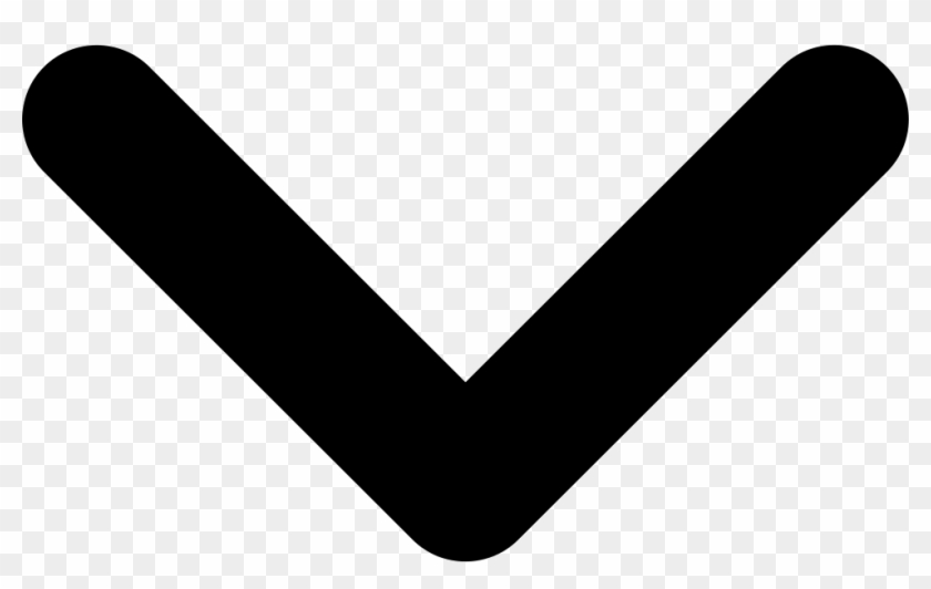 Triangle Down Comments - Black Down Arrow Png Clipart #4655861