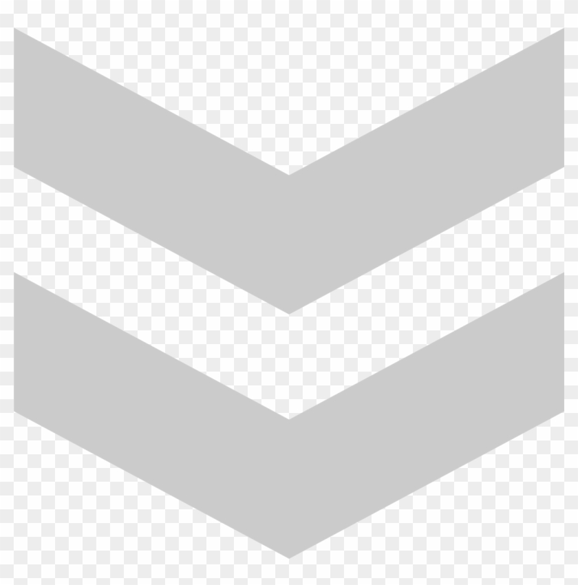 Grey Down Arrow - Monochrome Clipart #4656212