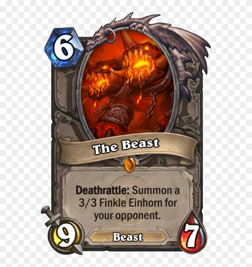 The Beast Card - Beast Hearthstone Clipart #4656327