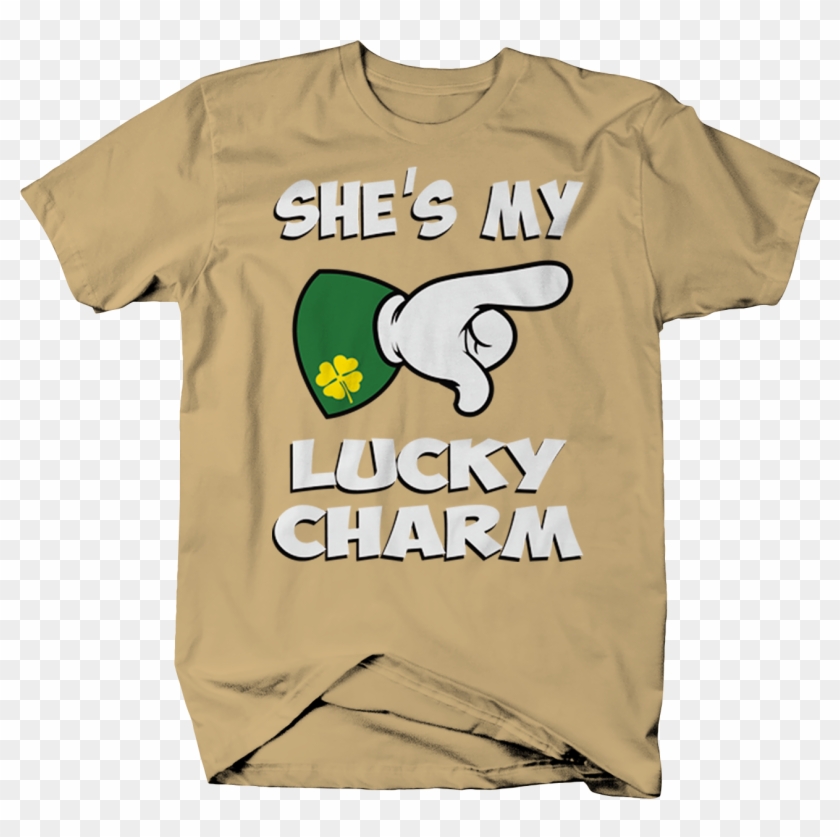She 039 S My Lucky Charm Leprechaun Luck - Fiero T Shirt Vintage Clipart