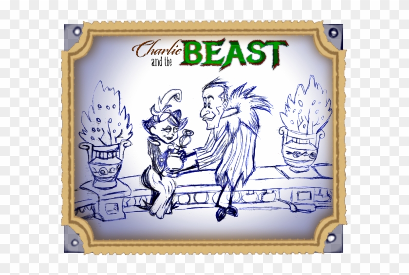 Charlie And The Beast - Picture Frame Clipart #4656367
