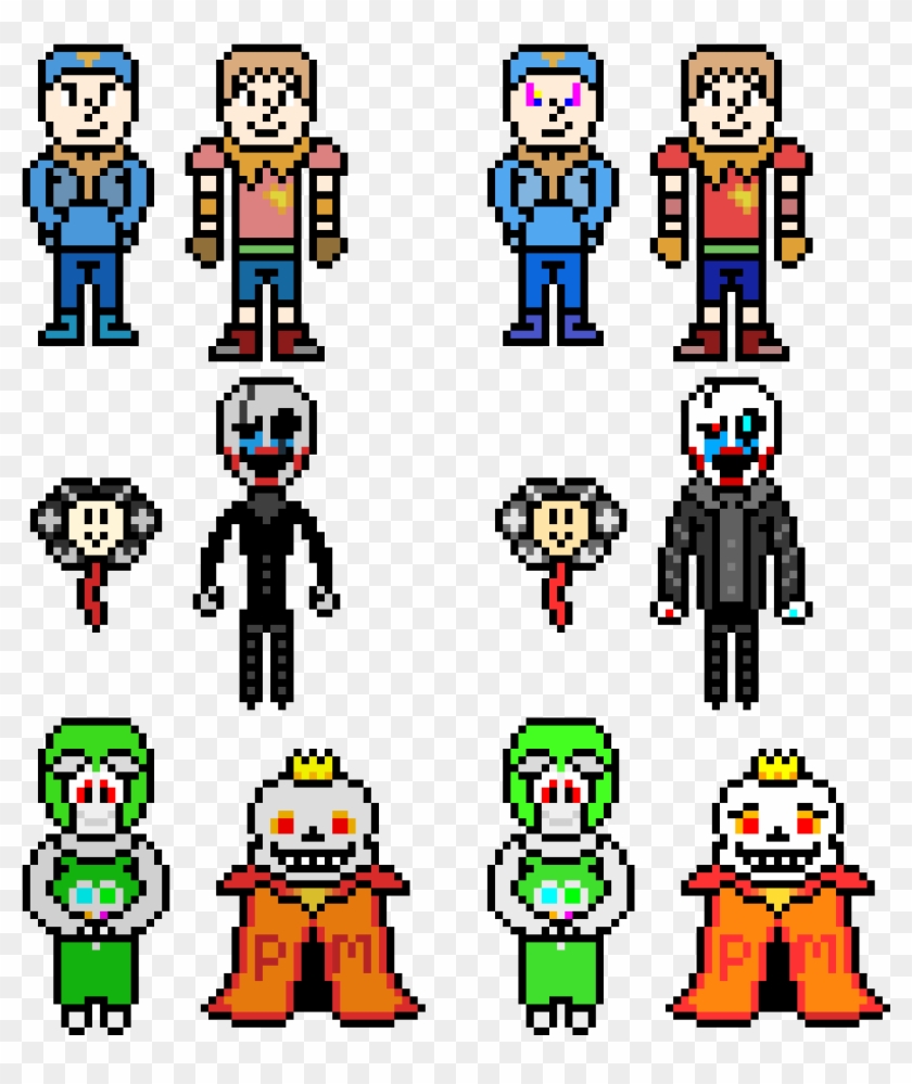Pixeltale & Glitched Pixels Spoilers For Ones That Clipart