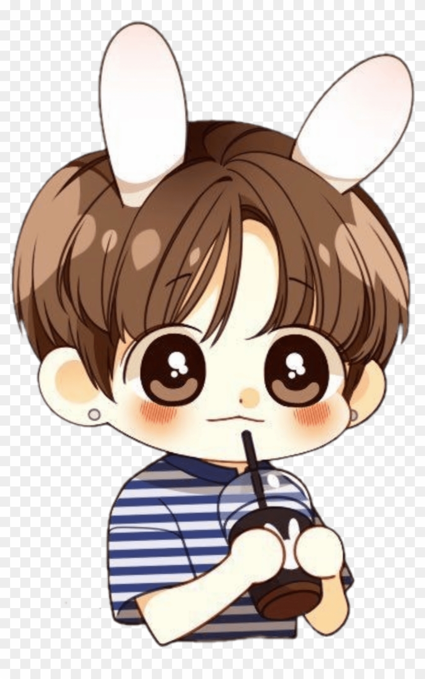 Jungkook Cute Kawaii Bts Chibi - Chibi Bts Clipart