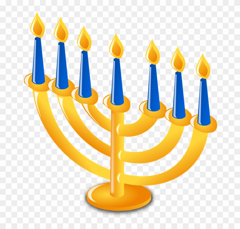Judaism Candles Hanukkah Event Holiday Religion - Hanukkah Png Clipart