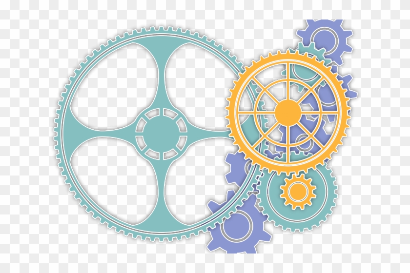 Metal Gear Clipart Colorful Gear - Gears Icon Color Png Transparent Png