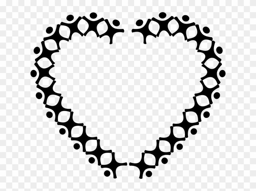 Heart, Boy, Girl, Emblem, Gender, Icon, Insignia, Human - Png Clipart Of People In A Circle Transparent Png