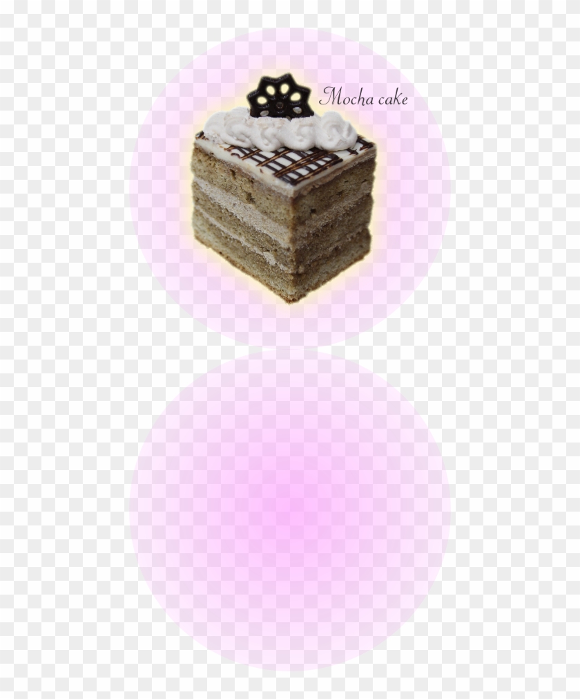 White Cake With Two Layers Of Vanilla And Nutella - Chocolate Cake Clipart #4657872