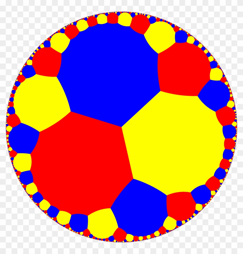 H2 Tiling 777-7 - Symmetry Clipart