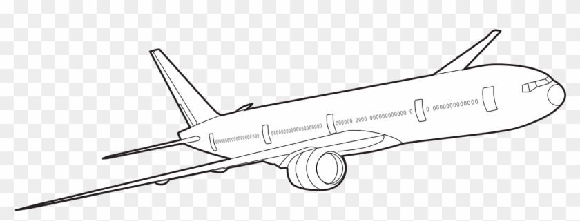 Airplane Jet Boeing 777 Png Image - Wide-body Aircraft Clipart