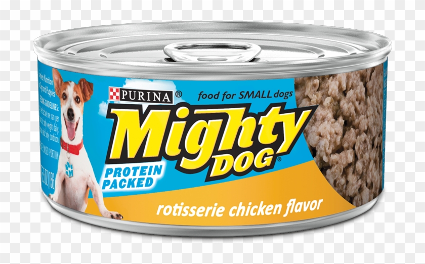 Mighty Dog Rotisserie Chicken Flavor Wet Dog Food - English White Terrier Clipart