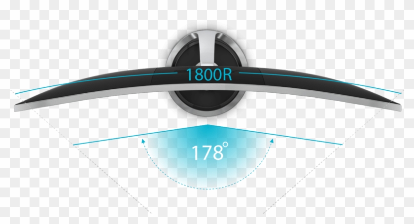 Asus Designo Curve Mx34vq Has A - Circle Clipart