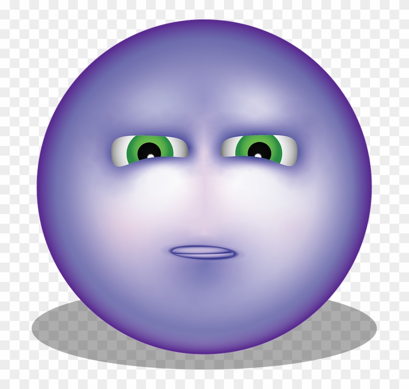 Graphic Emoticon Stubborn Obstinate Brat - Circle Clipart