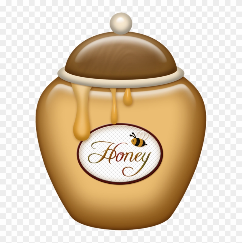 Tubes Pots De Miel En Png - Blue Honey Pot Clip Art Transparent Png #4658403