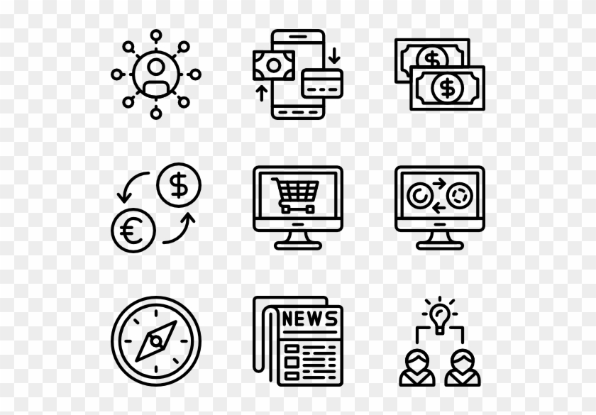 Business And Finance - Resume Icons Png Clipart