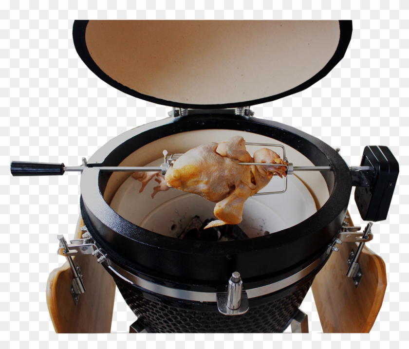 Hot Sell Bbq Grill Accessories Electric Charcoal Chicken - Diy Rotisserie For Kamado Clipart