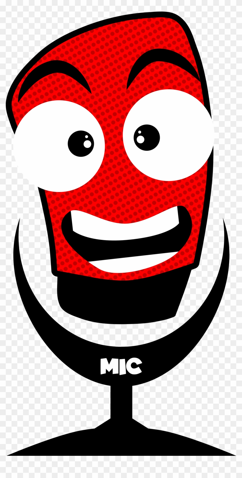 Logo With Comedy Open Mic Name 1 - Cartoon Clipart