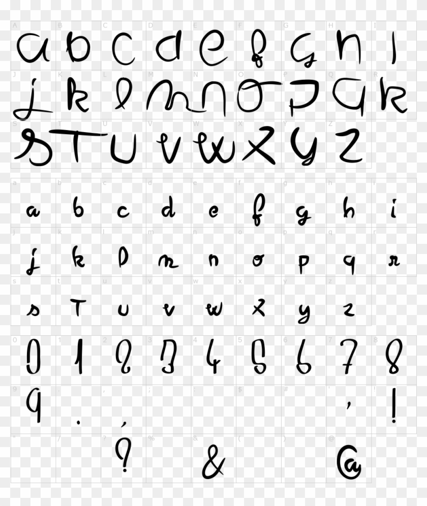 Font Characters - コーヒー マーク Clipart #4658737