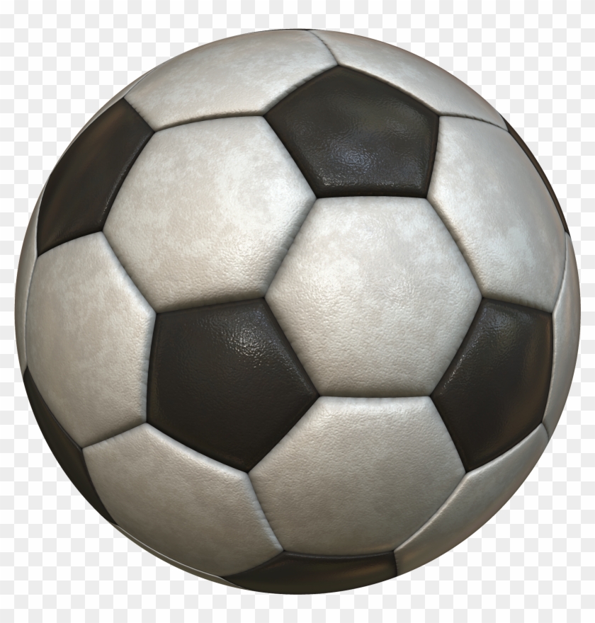 Lil Pyar Lil Pyar Soccer Ball Pouf Black - Public Domain Soccer Clipart