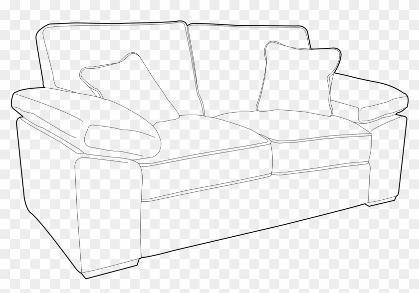 Transparent For Free - Studio Couch Clipart