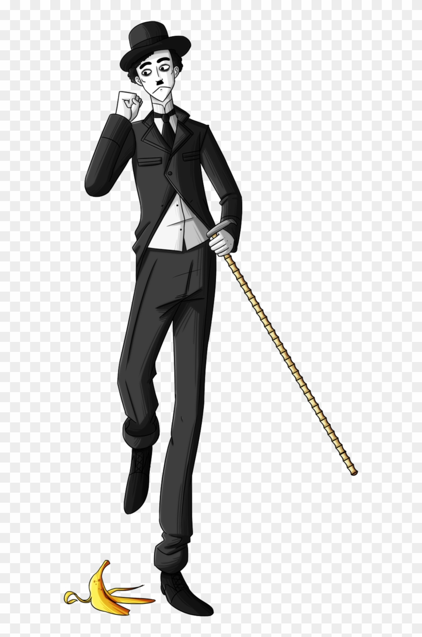 Charlie Chaplin Png Image Groucho Marx, Charlie Chaplin, - Charlie Chaplin Anime Version Clipart #4659891