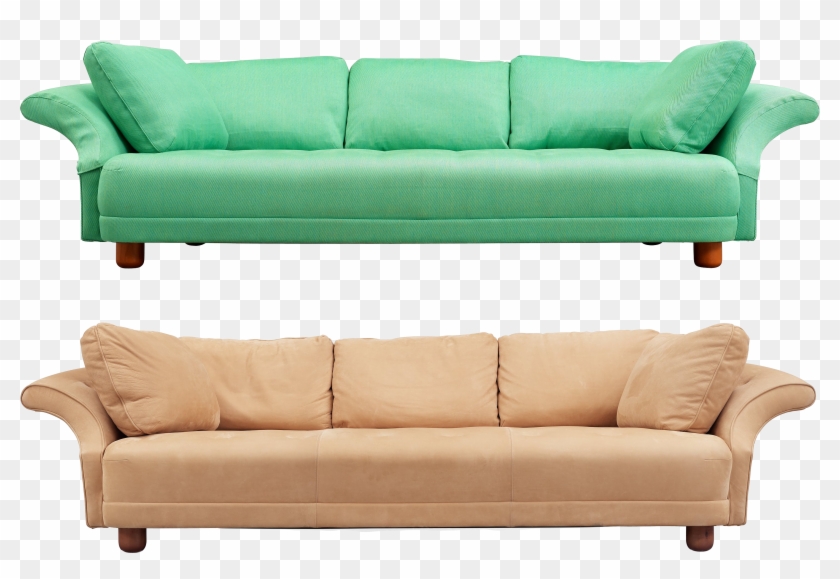 Sofa Clipart Green Couch - Диваны Пнг - Png Download