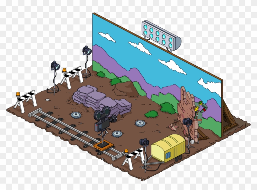 Tapped Out Film Set - Simpsons Tapped Out Film Set Clipart