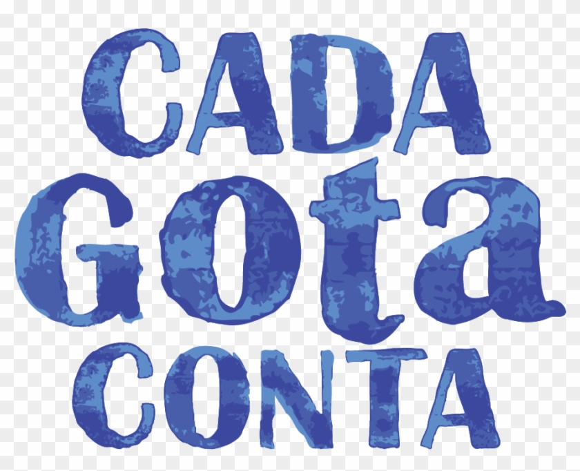 Cada Gota Conta - Calligraphy Clipart