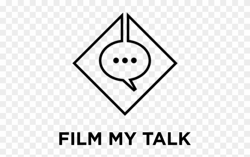 Film My Talk - Line Art Clipart
