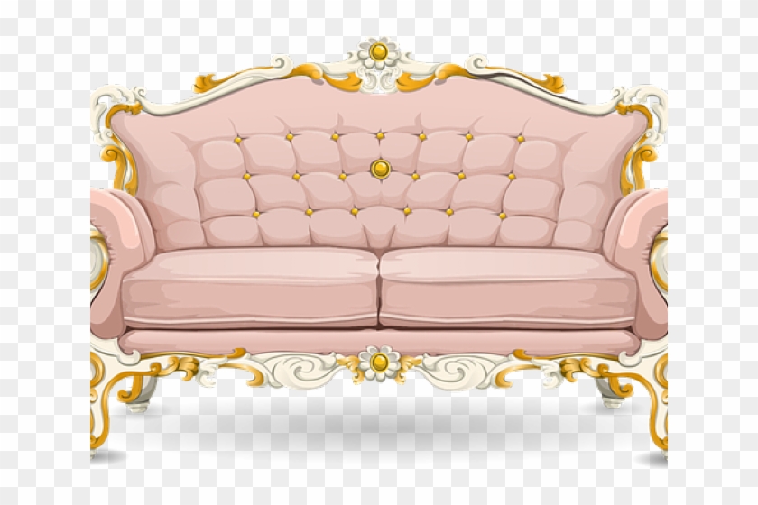 Couch Clipart Safa - Couch - Png Download #4660782