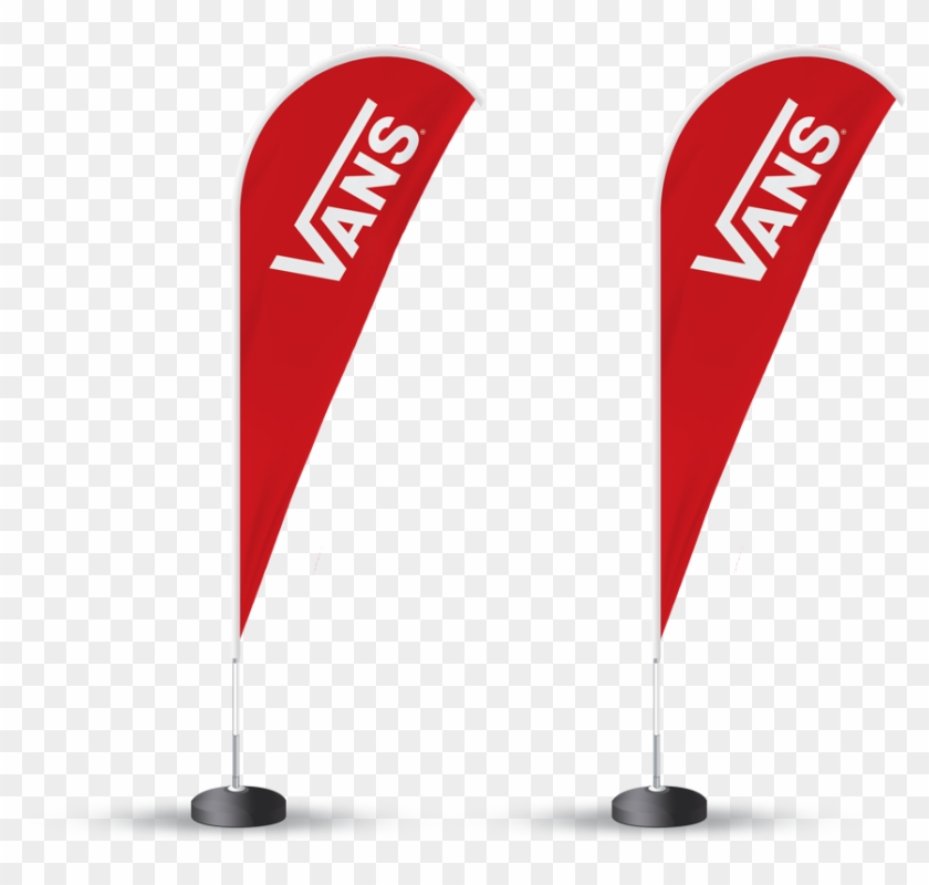 Banderola Tipo Gota Personalizada En Tenerife Con Envio - Vans Clipart #4660879