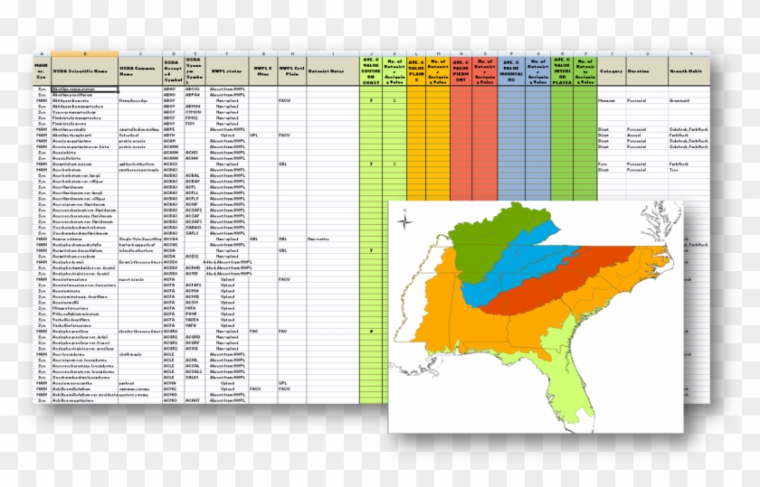 Developing Database To Facilitate Floristic Quality - Graphic Design Clipart
