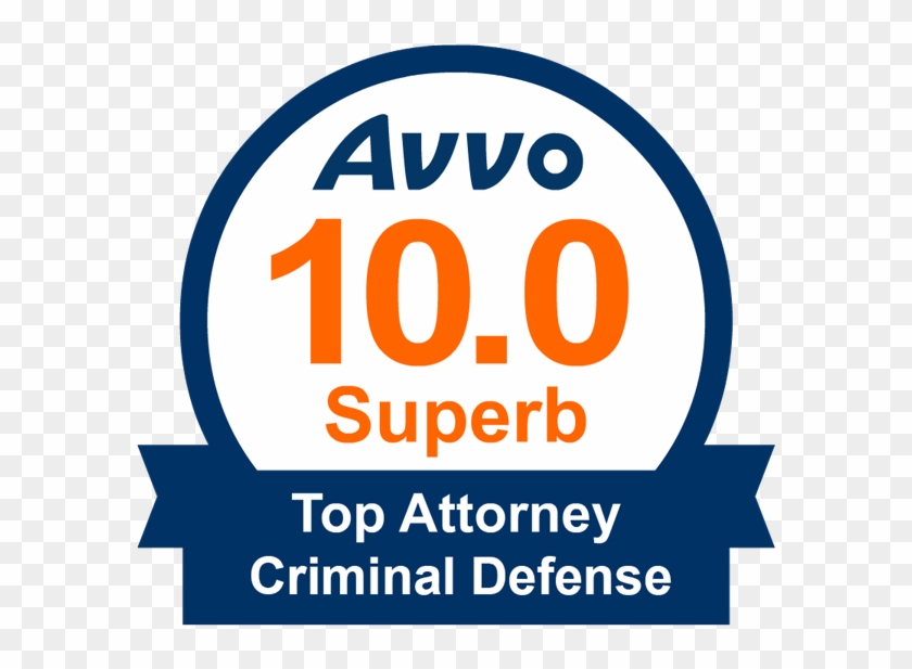 Avvo 10 Criminal Defense - Avvo Top Attorney Badge Clipart #4662198
