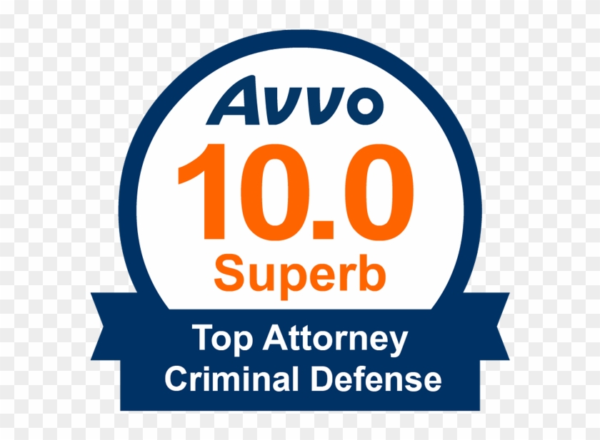 Avvo 10 Criminal Defense - Avvo Top Attorney Badge Clipart