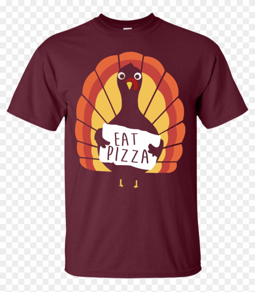 Eat Pizza Thanksgiving Funny Turkey Pizza T Shirt - Shirt Clipart