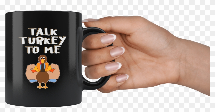 Turkey Fitness Talk Tutkey To Me Funny Thanksgiving - Mug Clipart